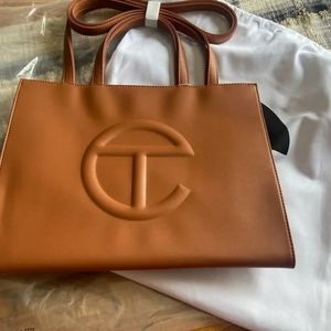 Telfar Medium Tan Shopping Bag